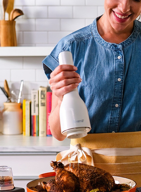 正品充电款finamill电动研磨器家用胡椒调料粗盐研磨神器一秒换仓