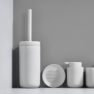 丹麦进口ZONE北欧简约马桶刷套装 陶瓷卫生间洁厕刷家用清洁工具