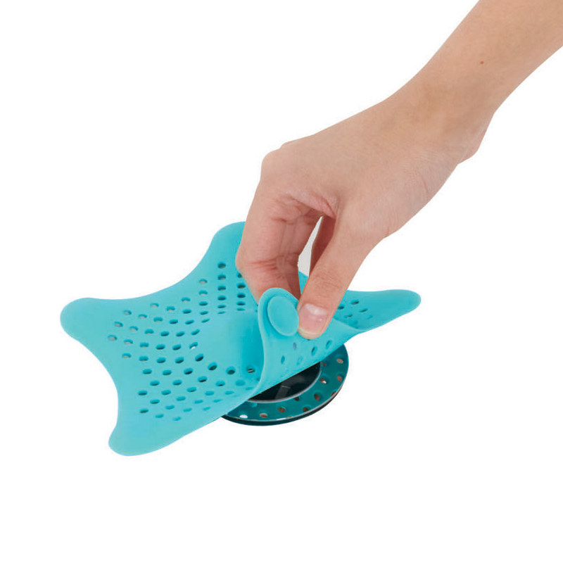 umbra海星地漏贴卫生间防头发过滤网毛发下水道防堵盖浴缸水槽塞