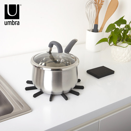 umbra折叠欧式厨房防烫耐热锅垫
