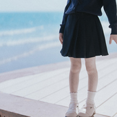 半百褶设计半裙儿童百搭裙子 新款 PISELLI史豌豆童装 女童2026春季