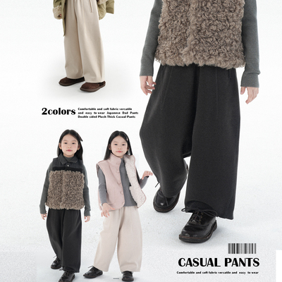 [日杂老爹裤]磨毛绒加厚休闲裤