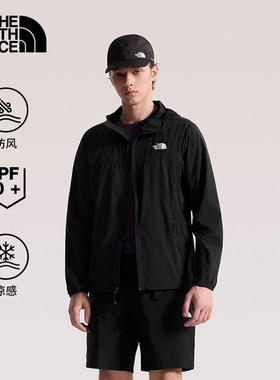 26春夏新款TheNorthFace北面男士户外轻薄透气防晒皮肤衣外套87VY