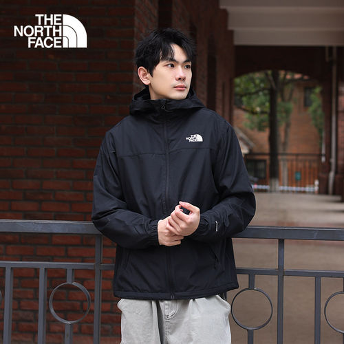 北面男防晒防泼水皮肤衣