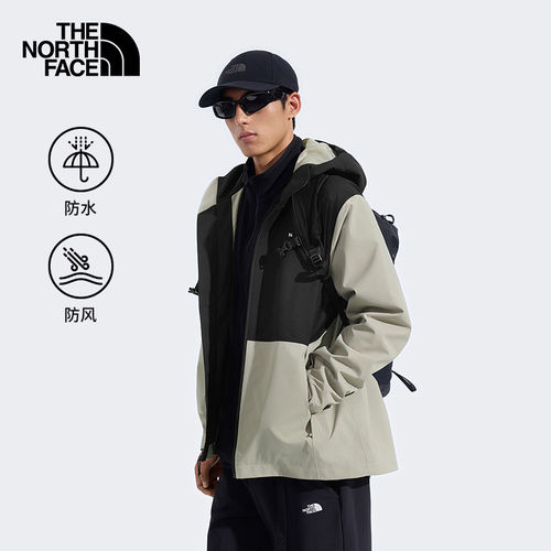 TheNorthFace北面冲锋衣26春夏新款户外男士防风防水硬壳外套8JSQ - 封面