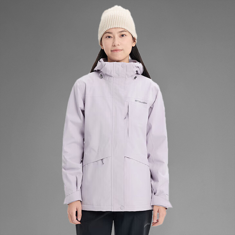 Columbia哥伦比亚三合一冲锋衣女士25秋冬银点热能抓绒内胆XR2855