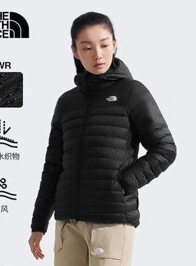 北面女款防泼水轻量保暖棉服