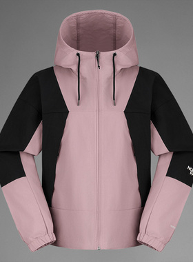 TheNorthFace北面夹克女25春夏新款户外防泼水连帽小短款外套8EXC
