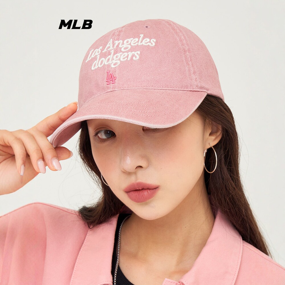 MLB情侣棒球帽男女NY学院风字母刺绣软顶运动帽鸭舌帽3ACPVV04N