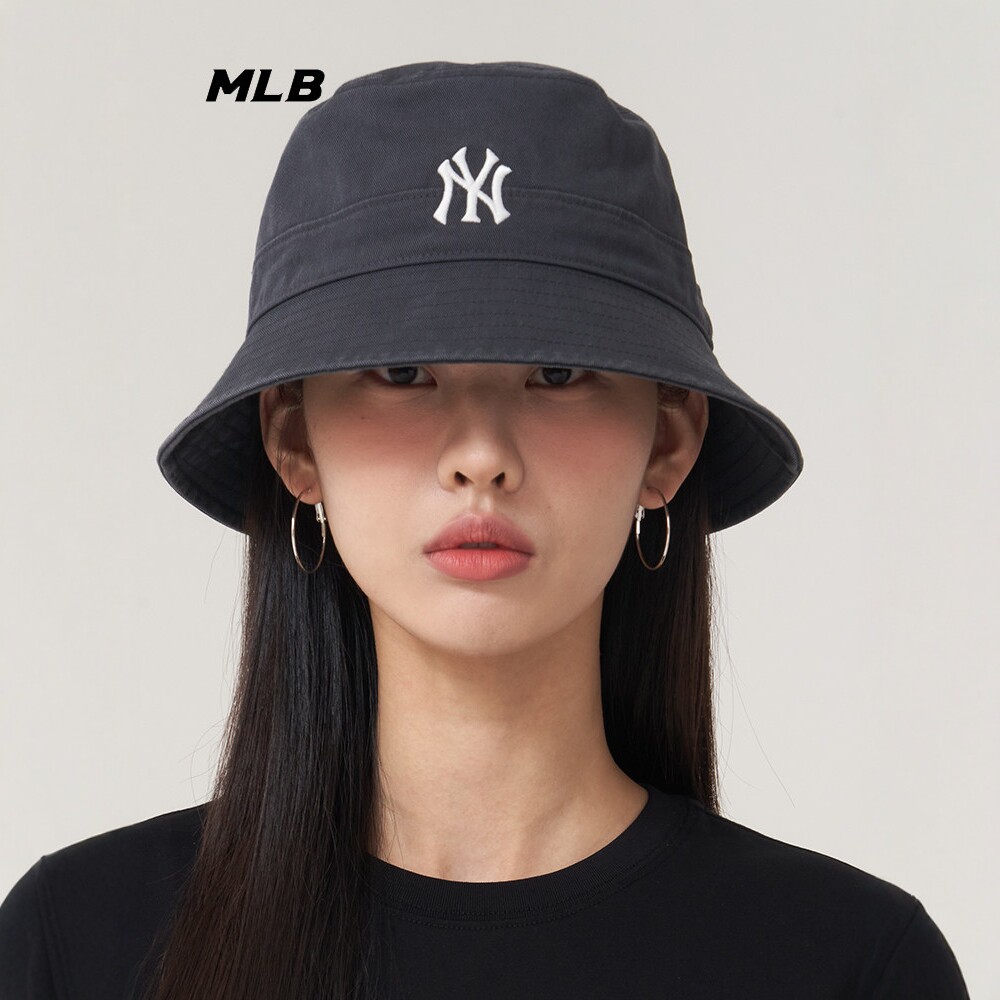 MLB渔夫帽刺绣显脸小遮阳盆帽图片