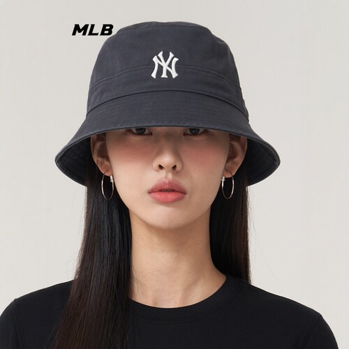 MLB渔夫帽刺绣显脸小遮阳盆帽