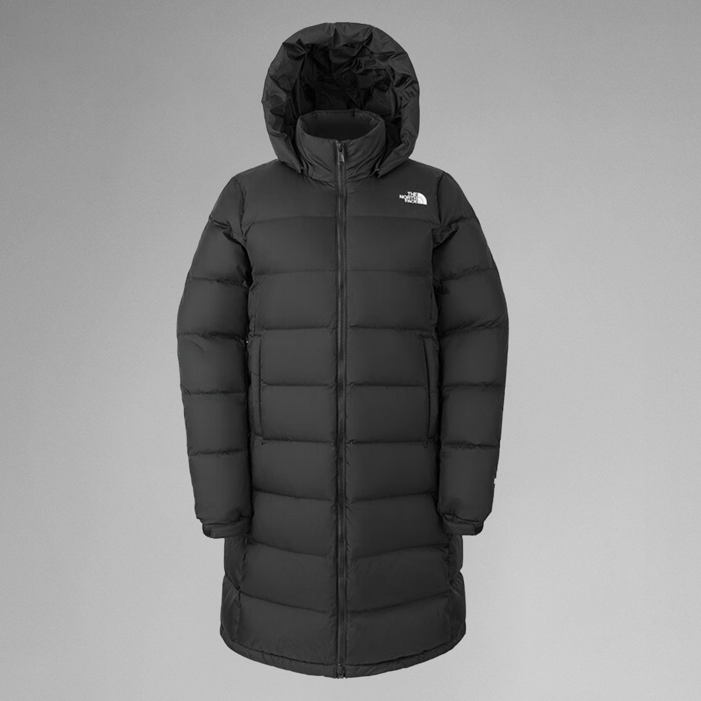 北面羽绒服户外防泼水中长款鹅绒