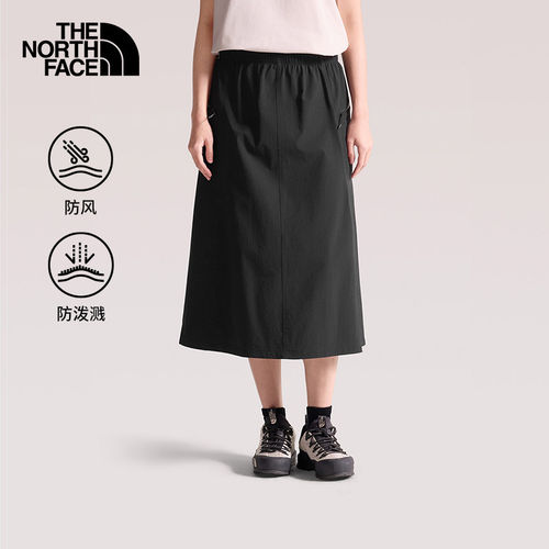 北面女春夏防风防泼水Dome半裙