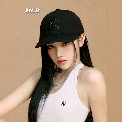 MLB情侣棒球帽大标硬顶鸭舌帽