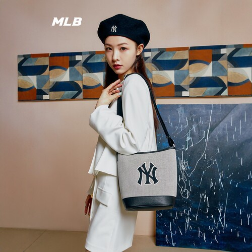 MLB水桶包可调节单肩包斜挎包