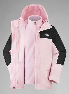 TheNorthFace北面冲锋衣女25秋冬新款户外经典防水抓绒三合一8ED0