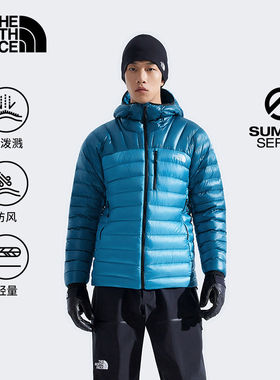 北面男户外800蓬防风羽绒服