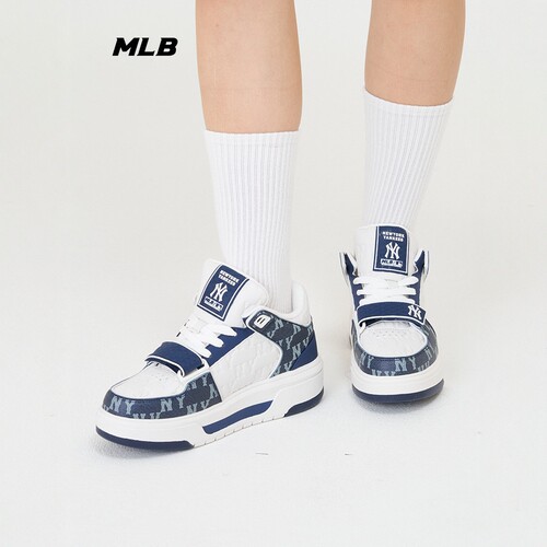MLB学长鞋学院风厚底情侣板鞋