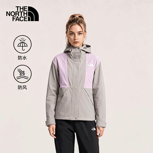 TheNorthFace北面女士26秋冬新款户外徒步防水硬壳冲锋衣外套8J6Y
