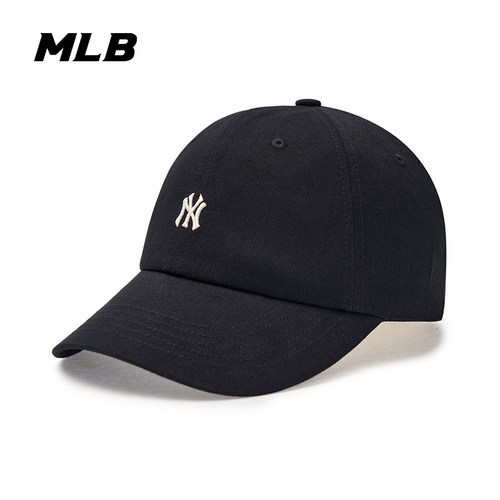 MLB棒球帽刺绣小标软顶鸭舌帽