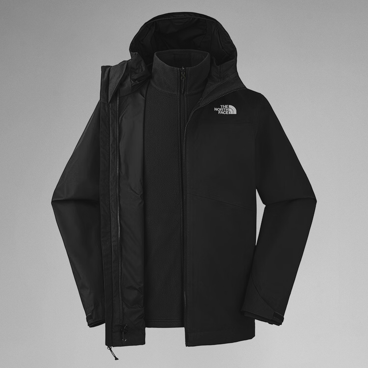 TheNorthFace冲锋衣男抓绒内胆