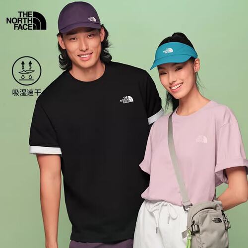 北面户外男女速干透气短袖8M74