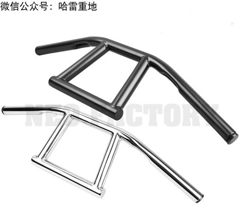 哈雷改装车把 6寸窗口把 复古高把x48运动者883/1200 软尾戴娜