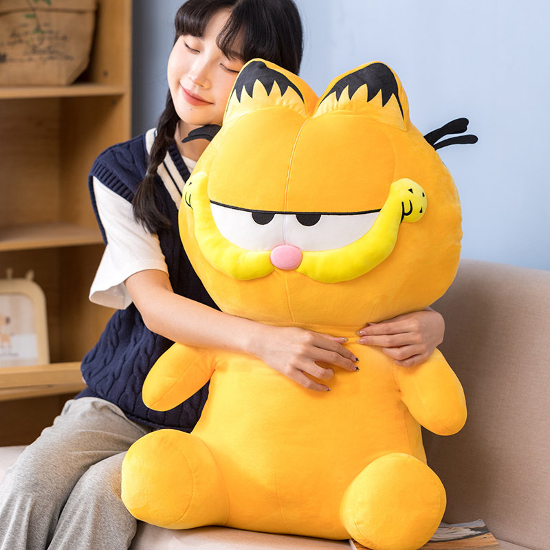 正版加菲猫毛绒玩具卡通动漫公仔儿童睡觉玩偶抱枕名字定制礼物女