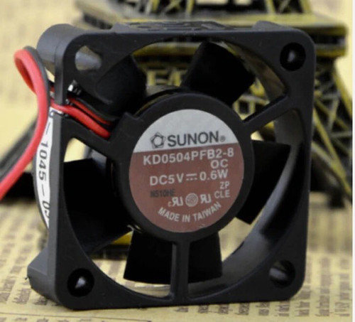 全新SUNON/建准 KD0504PFB2-8 4cm 4010滚珠散热风扇 5V 0.6W 2线