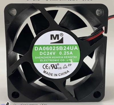 全新 一盟 DA06025B24UA 6025 24v 0.25a 6CM 2线 变频器散热风扇