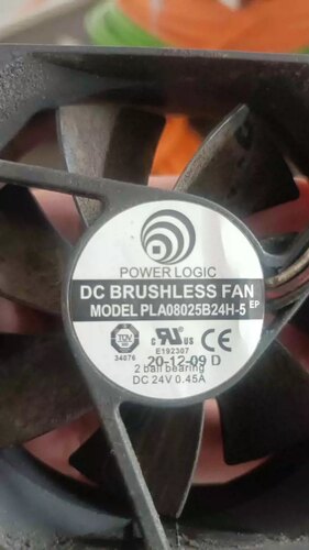 PLA08025B24H-5 POWER LOGIC动力8025 24V 0.45A 变频器散热风扇