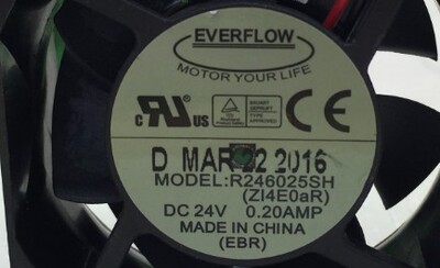原装everflow602524v风扇机箱