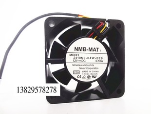 2410ML B29 6厘米 3线 CPU 0.16A 6CM 12V 04W NMB 机箱风扇 6025