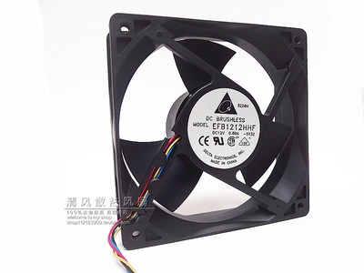 12V 0.80A 12032 4线 12厘米 交换机 大风量风扇 EFB1212HHF