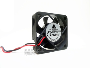 台达 AFB0524HHB 5015 24V 0.12A 5CM/厘米 2线 双滚珠变频器风扇