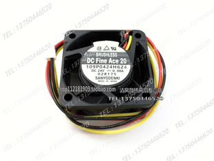 109P0424H624 24V 0.08A 4CM 三洋SANYO轴流风机 散热风扇
