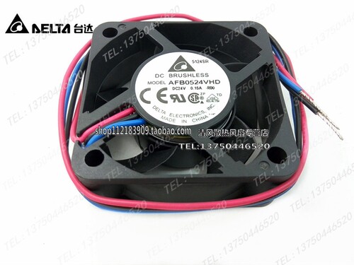 原装 AFB0524VHD 5020 24V 0.15A 5CM/厘米 双滚珠变频器散热风扇