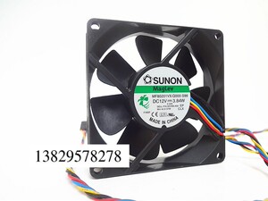 建准 8020 12V 3.84W 8CM 4线 温控 机箱风扇 MF80201VX-Q010-S99