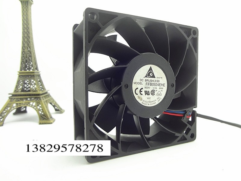 FFB0924EHE 24V 0.75A 9038 9CM/厘米 9238 双滚珠变频器散热风扇