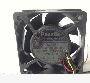 FBA06A24H 24V 0.13A 6厘米 6025 60*60*25MM 变频器散热风扇