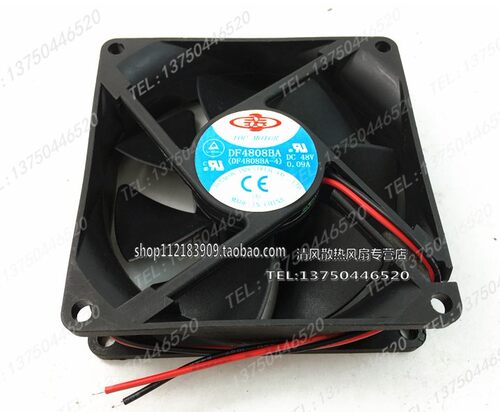 全新正久TOP MOTOR DF4808BA 48V 8CM 8025 48V 0.09A 变频器风扇