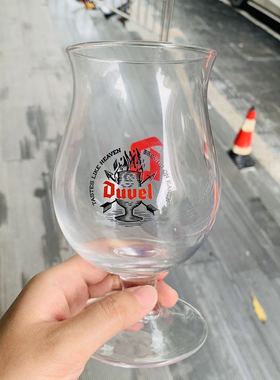 专用进口精酿啤酒杯督威Duvel大肚胖矮脚杯酒吧330ml（偶有瑕疵）