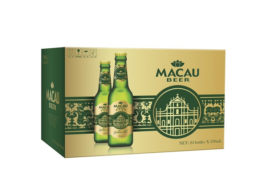 包邮瓶装/听装整箱珠海国产精酿macau澳门金小麦鲜黄啤酒