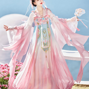 原创汉服《蝶羽》齐胸裙新款汉元素中国风仙女改良日常款春夏套装