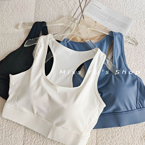 高强度运动内衣女夏季跑步防震