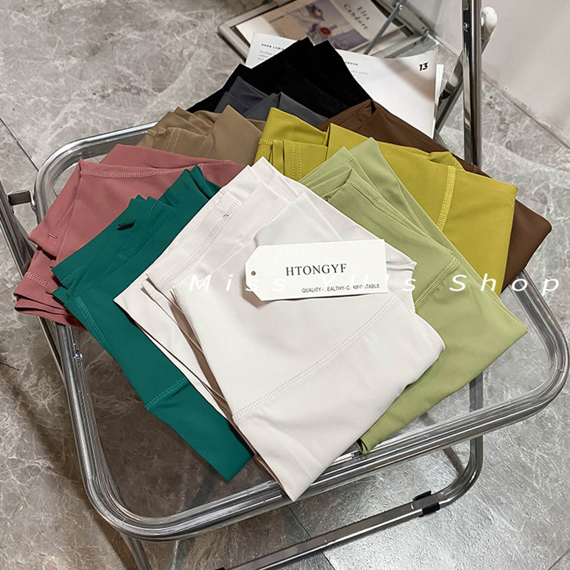 后腰口袋瑜伽裤同款裸感速干