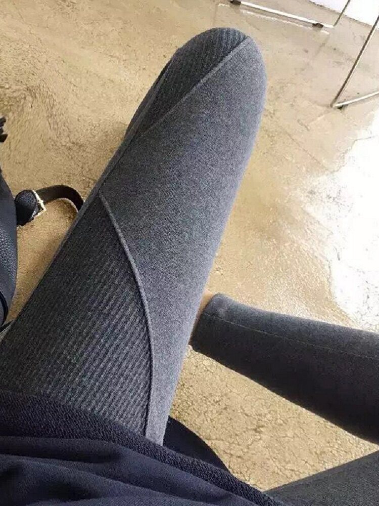 打底裤女春秋外穿修身显瘦纯棉加绒加厚保暖瑜伽紧身鲨鱼裤冬