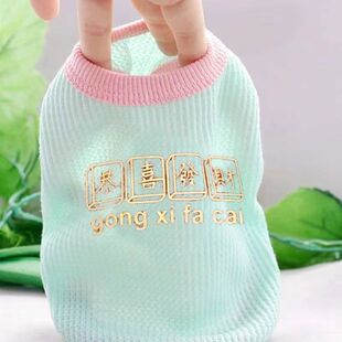 夏季 可爱防掉毛 宠物衣服狗狗泰迪比熊马尔济斯约克夏猫咪宠物薄款