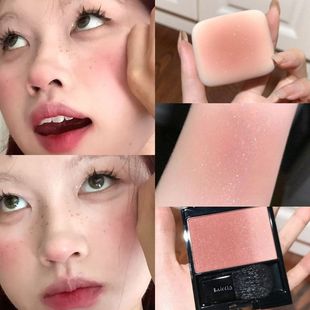 自带刷子大牌平替同款色号渐变色腮红盘自带细闪高光一体盘秋冬感