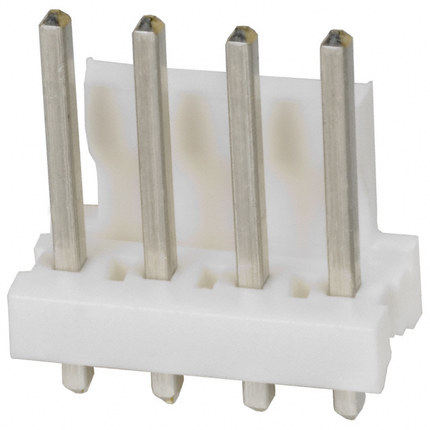 全新 640445-4 [CONN HEADER VERT 4POS .156 TIN]